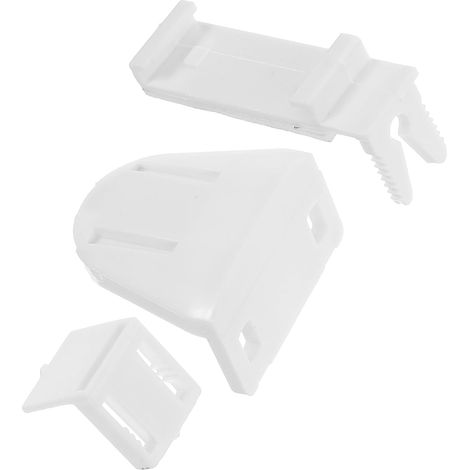Kit de Fixation en Plastique Blanc, 10 Ensembles pour Store Enrouleur (1/5)