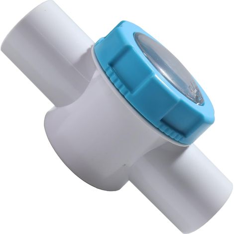Clapet Anti-Retour De Piscine 1,5 Pouces, Clapet Anti-Retour De Tuyau De Sécurité en PVC De Piscine 50 Mm (1/5)
