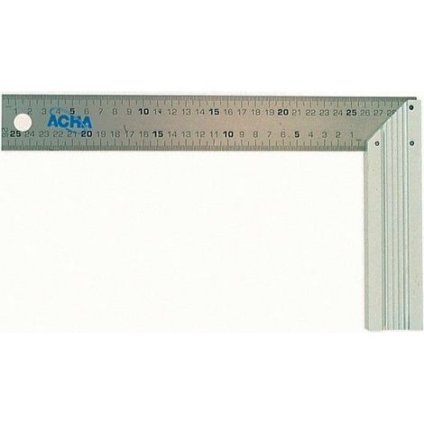 ESCUADRA DE CARPINTERO HOJA INOX. EN MM 400x215MM - ACHA