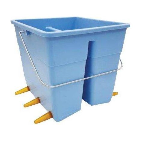 SECCHIO POPPATOIO OVINI + 6 TETTARELLE INFERIORI