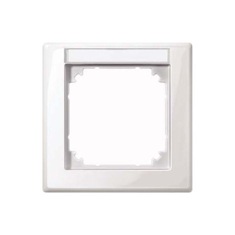 MERTEN 470119 PLAQUES DE FINITION M-SMART, 1 POSTE TIQUETS, BLANC BRILLANT