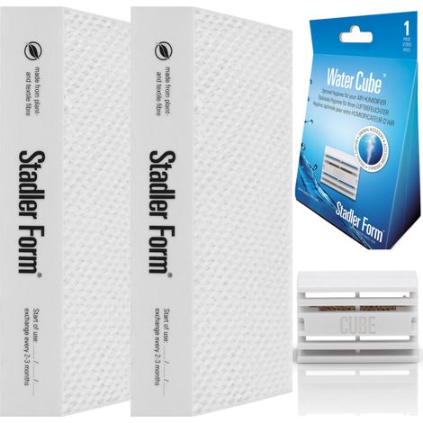 Filtro Oskar Stadler Form x2 para humidificador Karl Big Noah PRO + cubo de agua antibacteriano