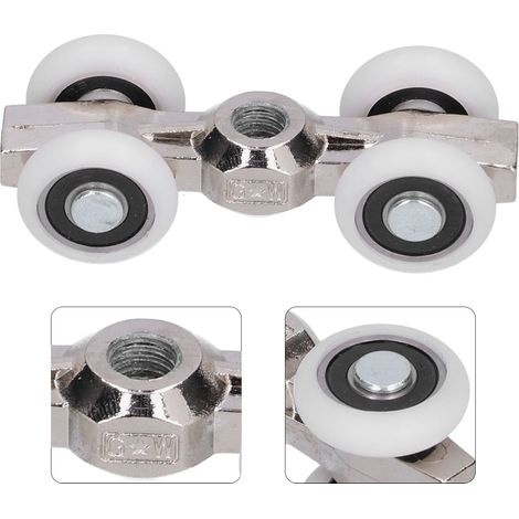 Ersatzteil für äußere Rollenaufhängung der Duschtür-Gleitrolle, 22 mm (1/5)