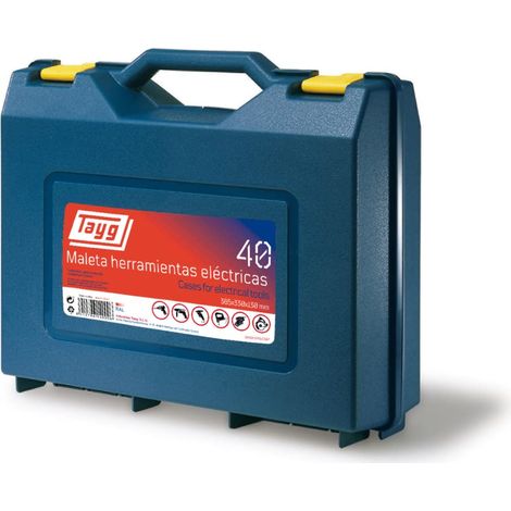 Tayg - valigetta per utensili elettrici n. 40, colore blu scuro, 385 x 330 x 130 mm (1/4)