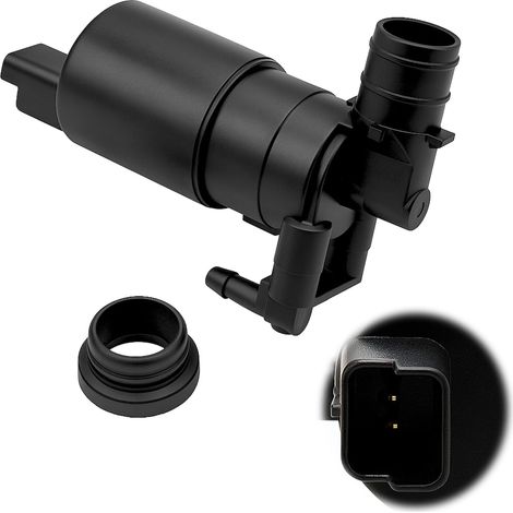 Bomba lavaparabrisas compatible con C2 C3 C4, bomba lavaparabrisas delantera y trasera, bomba de agua para limpieza de ventanas 9643447980 9641553880