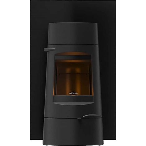 Invicta – Poêle à bois fonte 8 kW – Longueur bûche 40 cm – Rendement 78% – Autonomie 8H – Volume de chauffe 105 à 240 m³ (1/4)