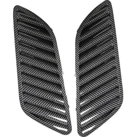 Frontgrill-Abdeckung in Carbonfaser-Optik für BMW E90, E91, E92, F30, E46 (DTM-Stil)