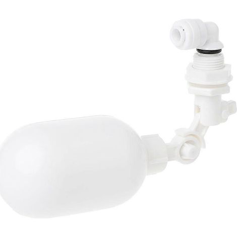 Flotteur en plastique pour réservoir d'eau, bille de 6,35 mm (1/4") pour vannes de filtration d'eau, pour bassins, pompes à eau, aquariums, aquaculture, diamètre extérieur 6,35 mm (1/4") x 6,35 mm (1/ (1/5)