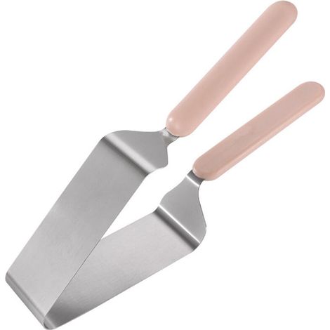 Séparateur à gâteau en acier inoxydable, argenté, 27 x 5 cm, 1 pièce Outil triangulaire pour transférer les gâteaux Outil pour portionner les gâteaux (1/5)
