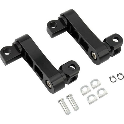 Repose-pieds passager réglables pour moto, repose-pieds autoroute, fixation mâle, support d'extension B (1/5)