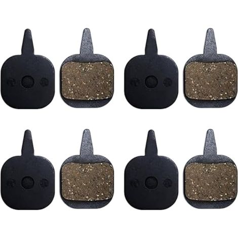 4 paires plaquettes frein disque semi-métalliques résine 4mm de rechange compatibles Tektro IO VTT (1/5)