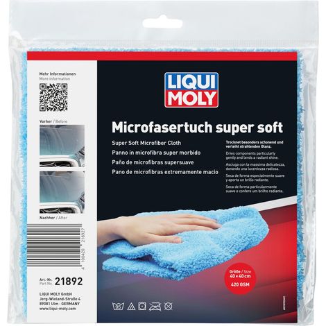 Paño de microfibra liqui-moly 21892 ultra absorbente lavable 40x40 cm