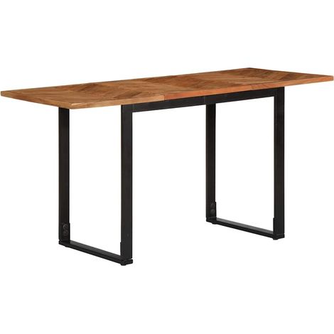 Esstisch 140x70x75 cm Massivholz Akazie