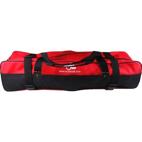 Bolsa de herramientas, tejido de nailon impermeable, 1200 mm x 250 mm, compatible con diversas herramientas manuales, diseño de gran capacidad, color rojo. (1/5)