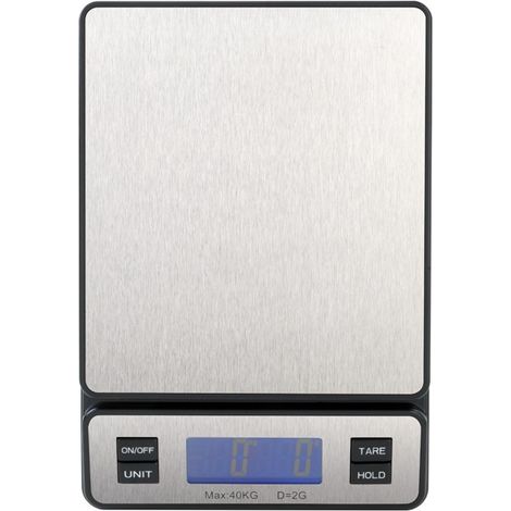 Bilancia da Cucina Digitale Acciaio 40 kg div.1 g Eva Collection (1/2)
