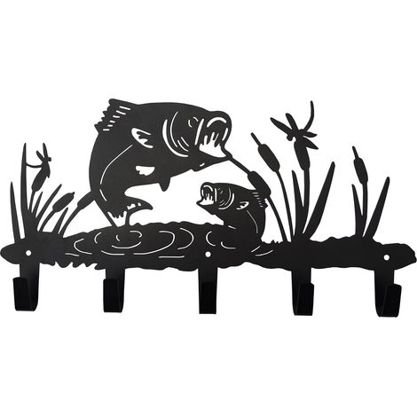 Wanddekoration mit Haken (Fisch) (1/5)