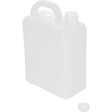 Bouteille en Plastique 1l Blanche Anti-débordement pour Stockage de Liquides Chimiques et Huile Couvercle Pratique pour Transport Sécurisé Réutilisable (1/5)