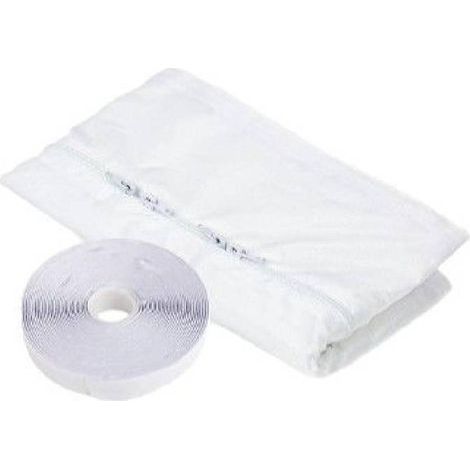 Kit Calfeutrage Climatiseur Mobile Porte Fenetre 300cm, Portable ac window vent kit pour Climatiseurs, Sèche-linge et Déshumidificateurs Tuyau évacuation Calfeutrage Fermeture éclair (1/4)