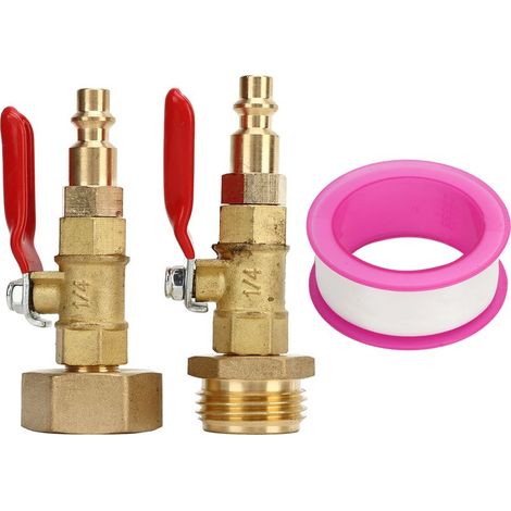 Adaptateur d'éruption d'hiver en laiton, filetage interne et externe 3/4 rapide, 2 pièces (1/5)
