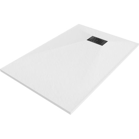 Mexen Hugo rectangularer SMC Duschwanne 120 x 90 cm, weiß, schwarze Abdeckung - 42109012-B (1/5)