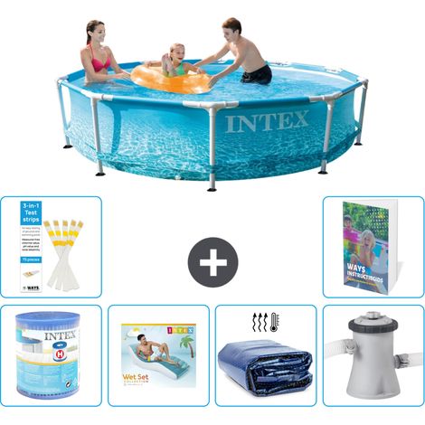 Frame Pool Rund - 305x76 cm - 7-teilig S173