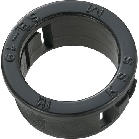 TRU COMPONENTS TC-SBR19M203 Kabeldurchführung Klemm-Ø (max.) 15.8 mm Plattenstärke (max.) 3.2 mm P