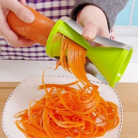 Econome,Trancheuse pour légumes,remplacement à lame,coupe-spirales,râpe à carottes,concombres,courgettes,spaghettis- A green[E93]