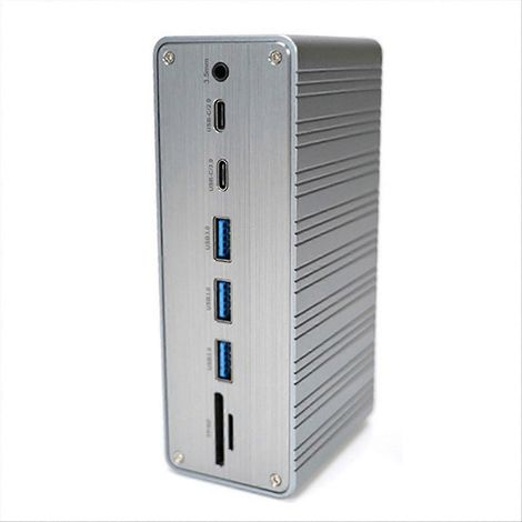 Station d'accueil hub USB-C 3.0 13 en 1 avec interfaces multiples, chargeur PD 100 W et lecteur de cartes SD/TF (1/5)