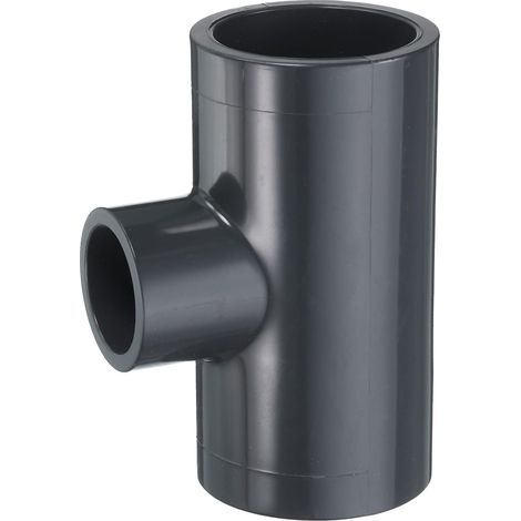 Tee Raccord PVC 1-1/4 x 3/4" 3 Voies Connecteur Meuble Construction Grade Coude Raccordement Tuyau Pour Égout Plomberie Drain Tuyau Approvisionnement Eau Construction Jardin (1/5)