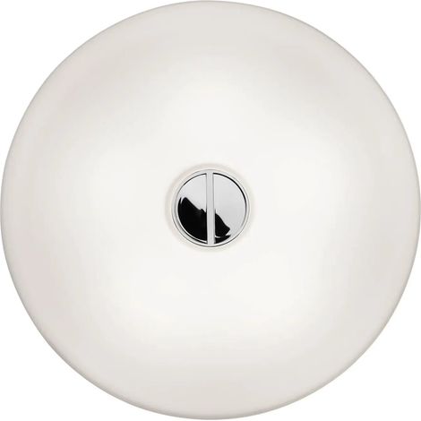 [GEBRAUCHT] B-Ware Flos Deckenleuchte Lampe Button Weiß Glas Ip40 ø 47 Cm 5x G9 Wandleuchte Leuchte