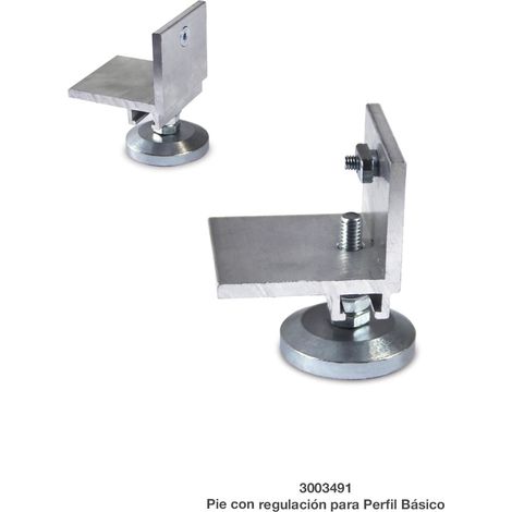 Kit de pieds réglables Panelsystem - Pieds avec régulation pour profils PANELSYSTEM (1/4)