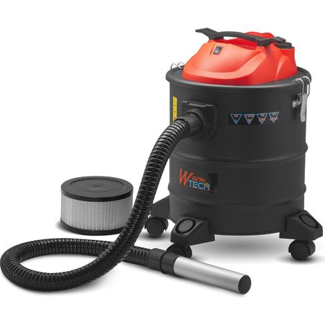 Warm Tech – Aspirateur à cendre 1200W 20L – Filtre HEPA – Puissance d'aspiration 18Kpa – Fonction soufflerie et décolmatage – Roues pour mobilité (1/4)