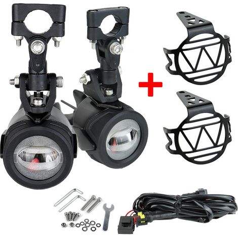 Convient aux phares de moto BMW 40W, feux extérieurs LED ultra-lumineux, phares anti-éblouissement pour moto (1/5)