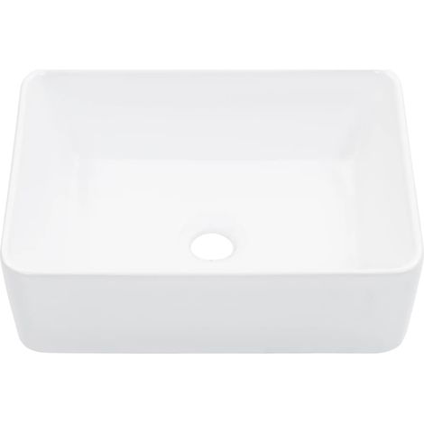 Lavabo vasque à poser Luxueux, Bac à laver, 40x30x13 cm Céramique Blanc OIB4755E (1/5)