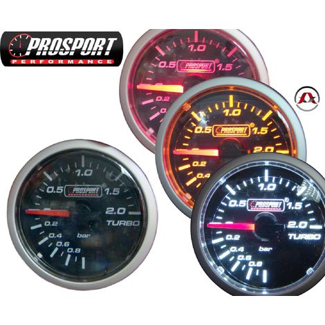 Manometre ProSport - Pression de TURBO - 2 bars - 52mm