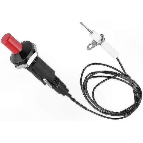 Allumeur piézoélectrique avec câble de 1 m pour cheminée à gaz, briquet, poêle (1/2)