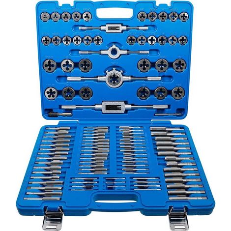 Jeu de Tarauds M2-M18 - 110 pcs - Acier, Précision et Durabilité, Pro - D-Work