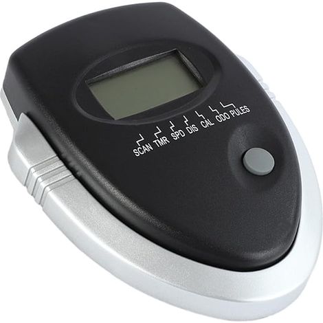 Heimtrainer-Monitor mit LCD-Bildschirm, Geschwindigkeitsmesser, Heimtrainer-Monitor, schwarz (1/5)