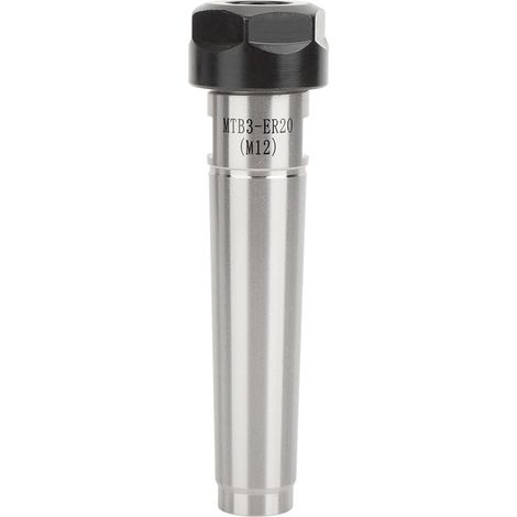 Mandrin de Précision ER20/ER25 pour Tours CNC avec Queue MTB3 et Filetage M12 (1/5)