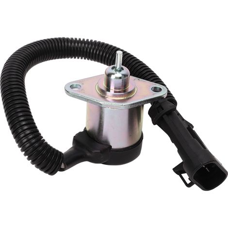 Kraftstoffabsperrventil 1G577 60011 12V, Ersatz-3-poliges Absperrventil für Bobcat S220 S250 S300 S330 Kompaktlader (1/5)