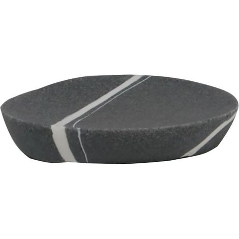 Portasapone Stelvio in weiß mit chromdetails, 13,5 x 8 x 5,8 cm