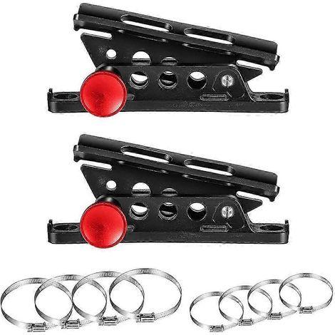 2 supports de fixation rapide pour extincteur, en aluminium, réglables, pour voiture, UTV, arceau de sécurité, Fire jn (1/5)