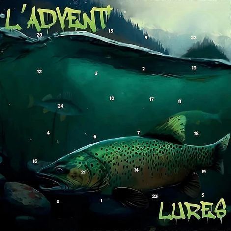 LADVENTLURES 2024, Calendrier de l'Avent de pêche, Leurres de pêche, Veille de Noël (1/5)