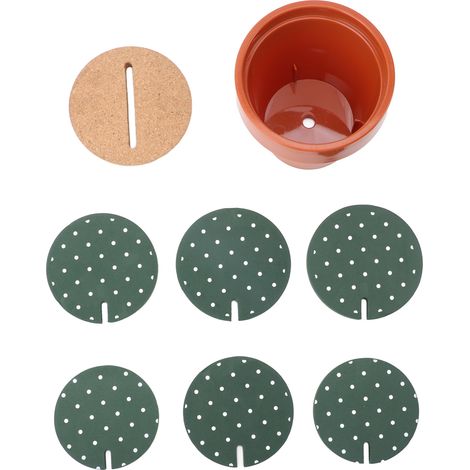 Lot de 6 Dessous verre multifonction - longue durée de vie pour bureau - multifonction et polyvalent (1/5)
