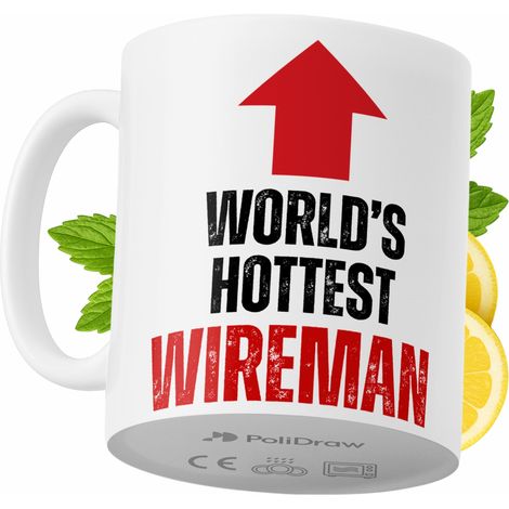 Mug humoristique pour électricien, avec un texte amusant et un design graphique original. Idéal pour les anniversaires, les fêtes et les occasions spéciales. Mug premium pour la maison, le bureau et l