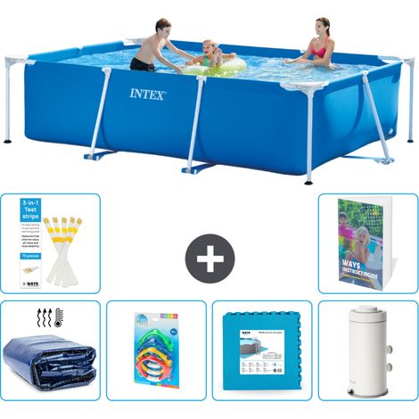 Rechteckiger Frame Pool - 300x200x75 cm - 7-teilig S55