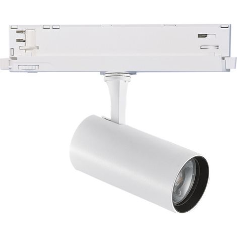 Proiettore Fox Alluminio-Materie Plastiche Bianco Led 8W 3000K Luce Calda 1-10V (1/2)