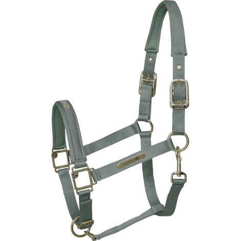 Kieffer Nylonhalfter unterlegt - Stallhalfter Satin Shine, Mint - Pony