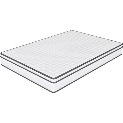 Matratze 90x200 cm - TIMPFEE - Zen - Memory Foam - Fest - Taschenfederkern