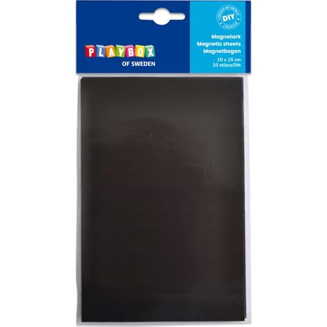 Fogli magnetici autoadesivi fai da te 10x15 cm, 10 pezzi (1/2)